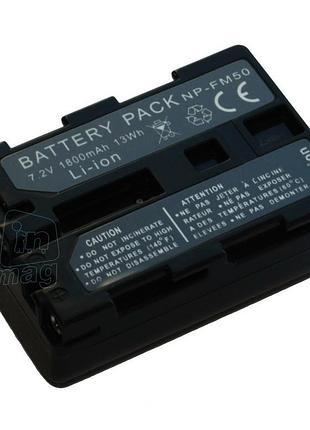 Аккумулятор для фотоаппарата sony np-fm50 / qm51, 1800 mah
