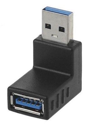 Перехідник адаптер кутовий usb 3.0 m/f 90 градусів alitek вгору up