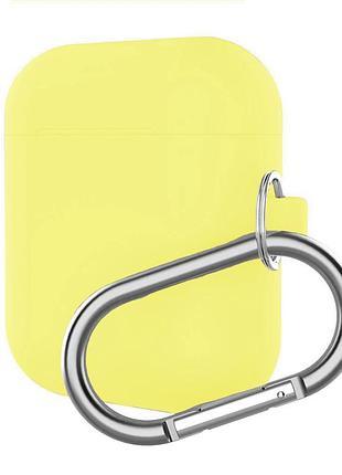 Чехол кейс alitek для apple airpods silicone case yellow