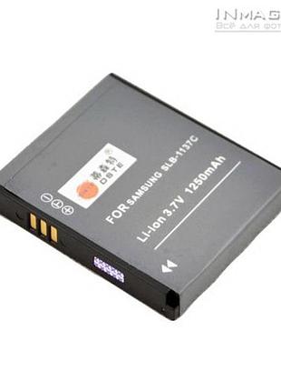 Аккумулятор для фотоаппарата samsung slb-1137c, 1250 mah.