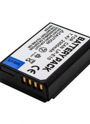 Акумулятор для фотоапарата canon lp-e10, 2300 mah