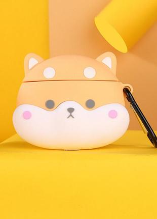 Чехол для наушников apple airpods pro alitek лисенок (fox) + карабин