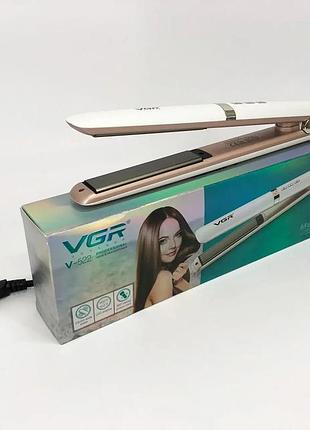 Праска для випрямлення волосся з дисплеєм vgr v-522 потужністю 45 вт