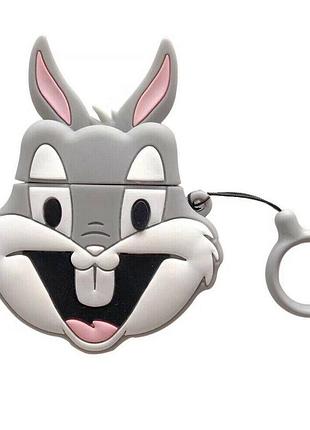 Чохол для навушників apple airpods alitek bugs bunny (багз банні) + тримач (88660)