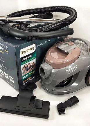 Контейнерний пилосос циклонного типу rainberg rb-653 4200w