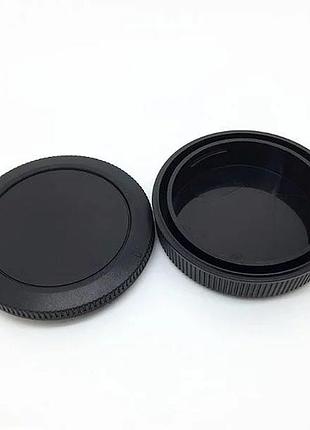Задняя крышка объектива canon rf + заглушка байонета eos r (комплект)