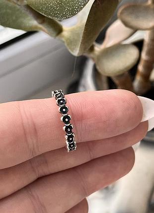 Серебряное кольцо пандора незабудки р.16.5 pandora