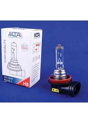 Автомобiльна лампа 12v h8 35w pgj19-1 (картон) тм mta 7 копійок