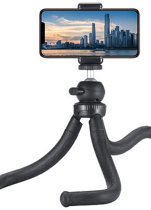 Гнучкий штатив/гумований трипод ulanzi mt-07 black для камер і смартфонів