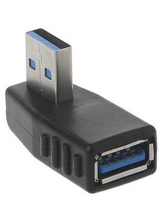 Адаптер перехідник кутовий usb 3.0 male-female alitek лівий left