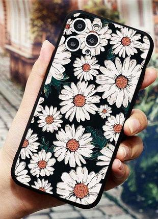 Чехол панель для телефона apple iphone 11 alitek ромашки