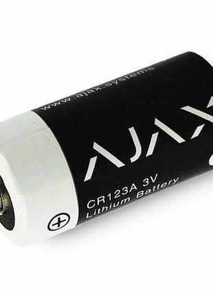 Батарейка ajax cr123a аякс (3v 1600mah lithium) - для охоронних систем, датчиків і сигналізацій