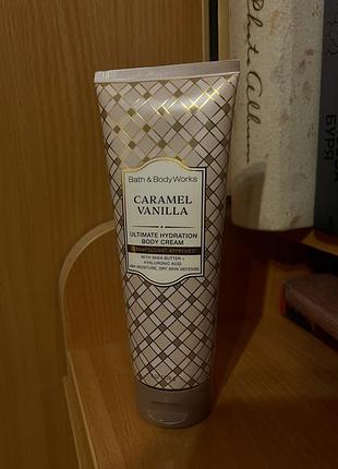 Лосьйон для тіла bath & body works caramel vanilla, 226 мл