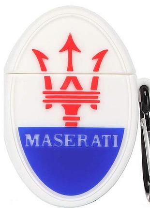 Чехол для наушников apple airpods alitek auto maserati + карабин