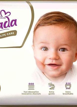 Підгузки дитячі №4 33шт elite care maxi (7-18кг) тм dada 7копійок