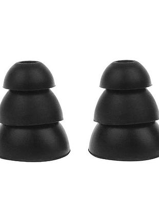 Запасные сменные вкладыши для берушей earmor m20/m20t/m20t pro, 3m combat arms - silenta black medium