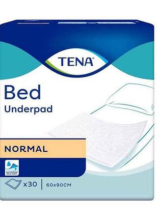 Пелюшки bed normal 60x90, 30шт тм tena 7 копійок