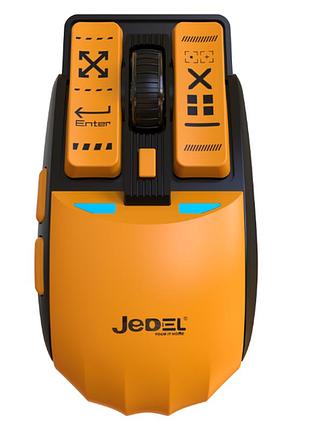 Беспроводная мышка jedel wd149 7d bluetooth + 2.4g с rgb-подсветкой