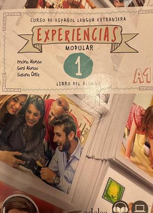 Experiencias a1 edelsa modular 1 (вживаний) підручник з іспанської мови
