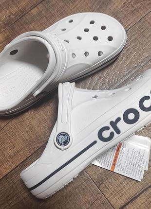 Crocs детские белые сандалии 3