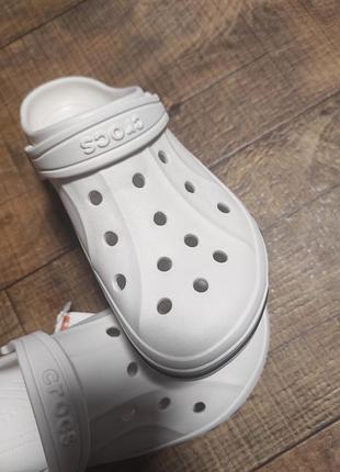 Crocs детские белые сандалии 4