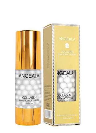 Крем для обличчя есенція angeala collagen pearl bouncy essence 35мл тм angeala 7копійок