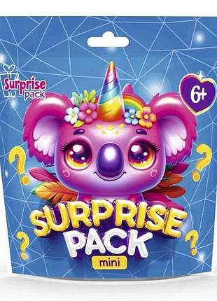Игрушка антистресс surprise pack mini 5 голубой с сюрпризами vt8040-05 тм vladi toys 7 копійок