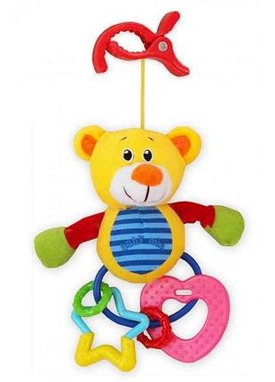 Подвеска плюшевая te-9687b мишка тм baby mix