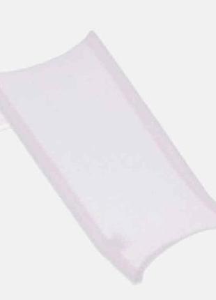 Горка для купания белая махровая (dm-015-103, white) тм tega