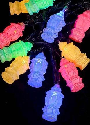 Гирлянда фигурки 12led лихтарик мульти 5мпереходник 1698-26 тм китай 7 копійок