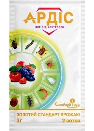 Інсектицид ардіс 3г (картопля, томати, перець, капуста) (2шт/спайка) тм сімейний сад 7 копійок