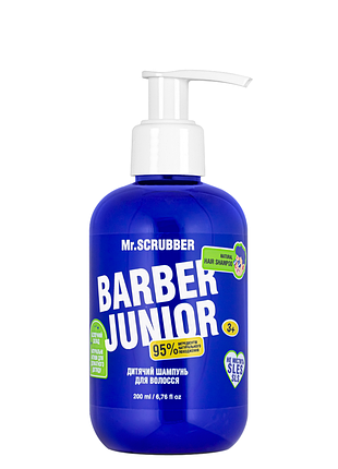 Детский шампунь для волос mr. scrubber barber junior для мальчиков 3+, 200 мл daily skin care