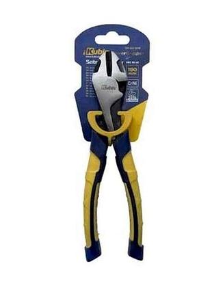 Бокорізи powergripper, crni, зміщений шарнір 35% меньше зусиль, hrc 55-60 l=190мм тм kubis 7копійок