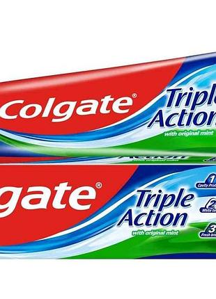 Зубна паста 150мл потрійна дія комплексна тм colgate 7 копійок