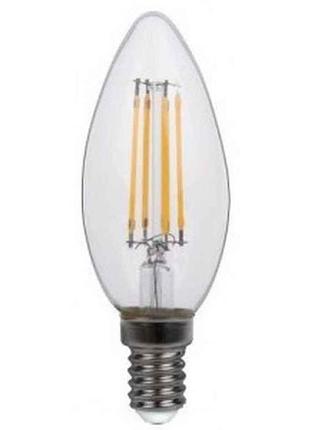 Лампа filament c35 е14 2700k (071-h) тм luxel 7копійок