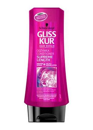 Бальзам 200мл supreme length тм gliss kur 7 копійок