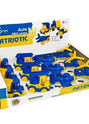 Машина 9*7*6см kid cars патриотический арт.39900 синий тм tigres