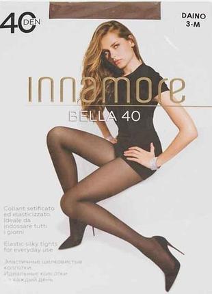 Колготки бежевий/daino жіночі поліамідні класичні bella 40 р.6 тм innamore 7 копійок
