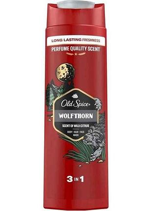 Гель-шампунь для душу 400мл wolfthorn тм old spice