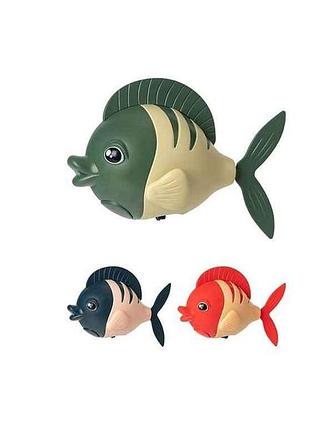 Водоплавная игрушка арт.563, 3 цвета микс, рыбка заводная тм китай