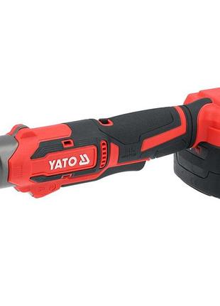 Акумуляторна ударна тріскачка yato li-ion 18 в 160 нм 4 режими 1/4 дюйма для відкручування гайок і болтів