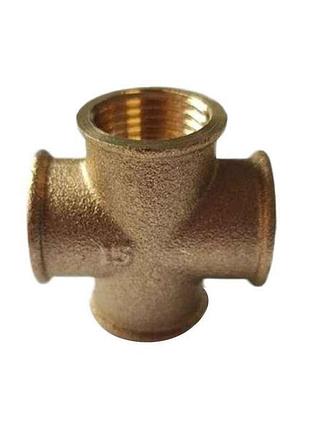 Крестовина 1/2 в - 3/4 в - 1/2 в - 3/4 в тм fittings 7 копійок