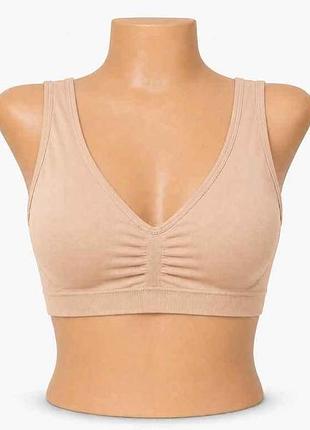 Бюстгалтер бежевый 9000l р.2xl-3xl тм songna