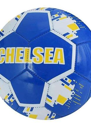 Мяч футбольный размер 5 пвх вес 280г chelsea ev-3358 тм metr