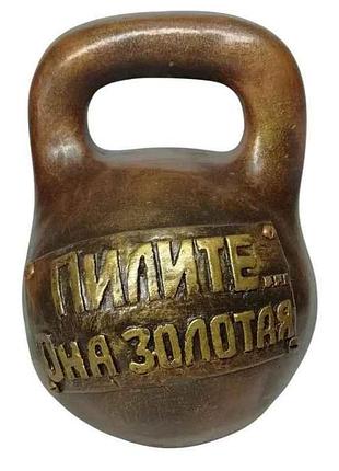 Скарбничка гиря маленька 21см тм adeko 7 копійок