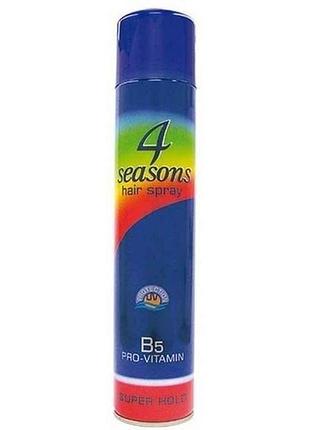 Лак для волосся super strong 265 мл тм 4 seasons