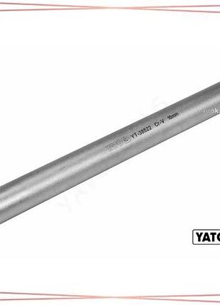 Головка торцева yato 12-гранна до свічок двигунів квадрат 3/8 m16 l=250мм cr-v для ремонту автомобілів sku_yt-38522