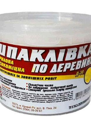 Шпатлівка по дереву акрилова 1,5кг тм родаcolor 7 копійок