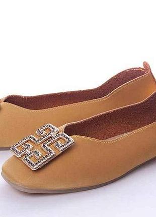 Балетки 131-1 (yellow) р.36 тм violetta 7копійок