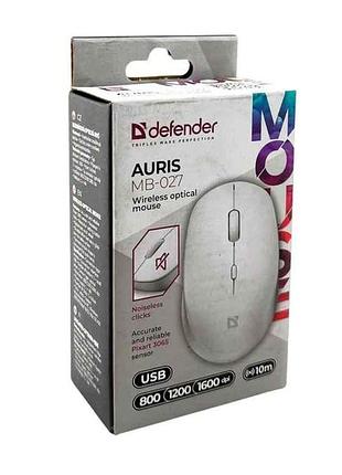 Мишка бездротова компютерна auris mb-027 тм defender 7 копійок
